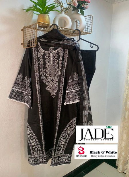 Black & White By Jade Cotton Pakistani Readymade Suits Wholesale Shop In Surat Catalog